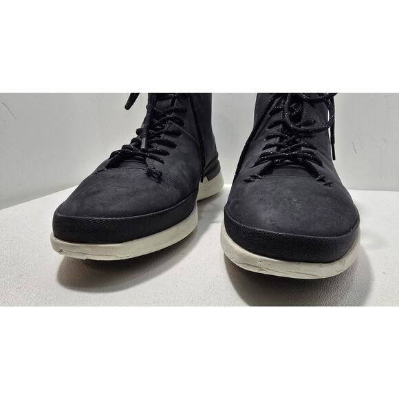 Wolf and Shepherd Crossover Hiker Winterized Boot Mens 12 Navy Blue Leather - Picture 3 of 13